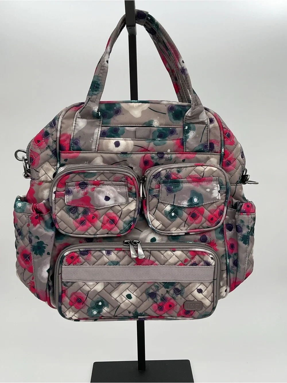 NWOT lug Mini Puddle Jumper Quilted Floral Tote Bag